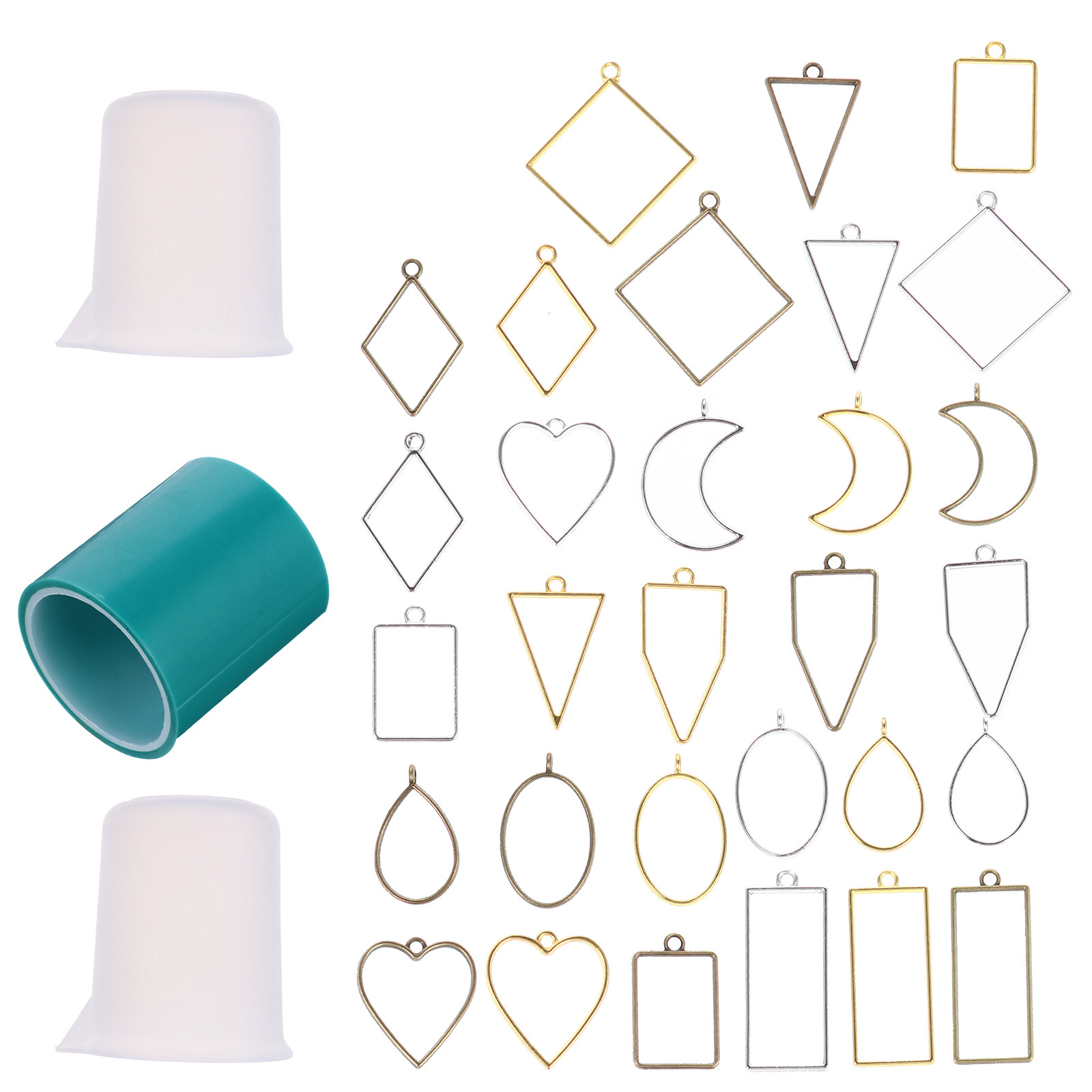 Resin Craft Kit - ชุดอุปกรณ์งานฝีมือ DIY พวงกุญแจ อะคริลิก ทำเครื่องประดับ DIY