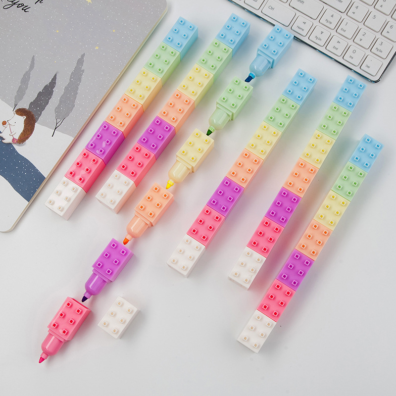 Copic Marker Sketch - 6pcs สีพาสเทล Body Building Block Highlighter