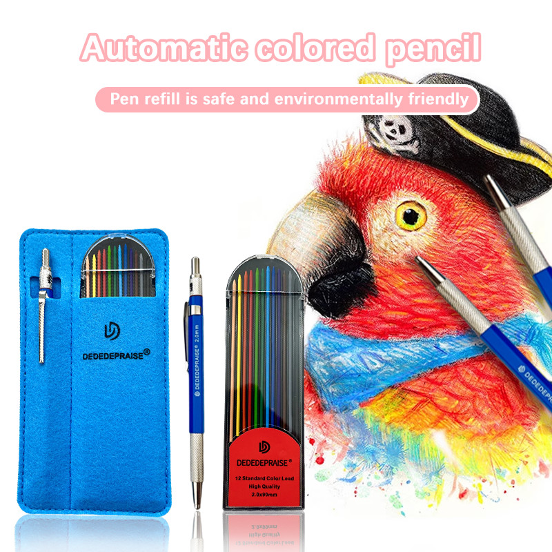 Staedtler Pencil Lumocolor - ชุดดินสอกด 12/24 สี ขนาด 2.0 มม.